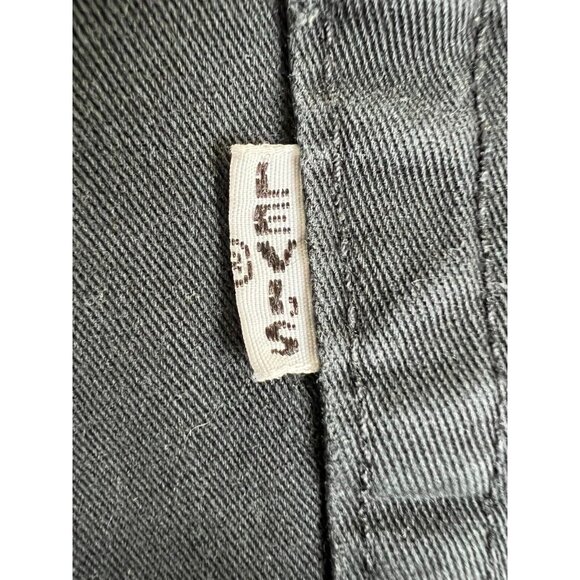 Levi’s Premium Stretch Slim Taper Jeans Black Big E 32x32 (Actual 30x29) USA - Picture 3 of 13